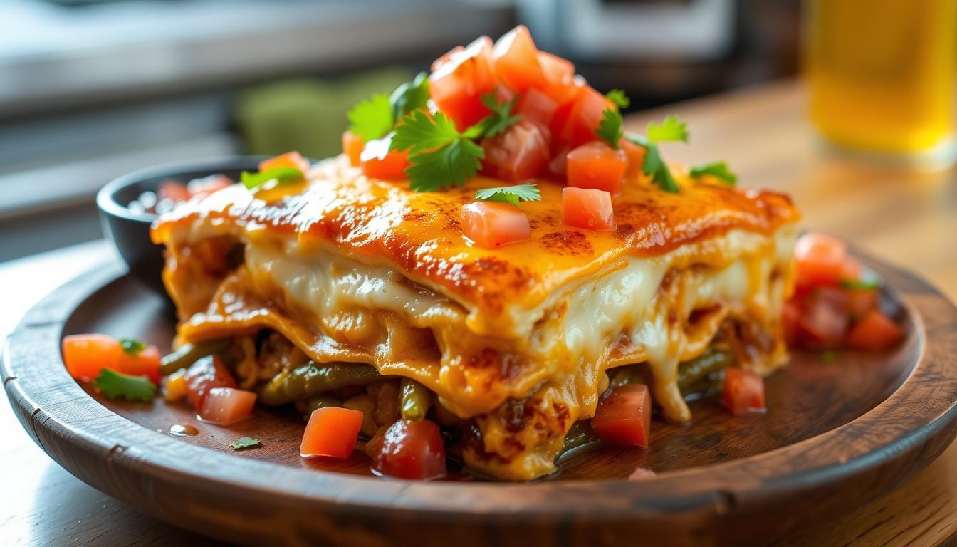 Hatch Chile Enchilada Pie