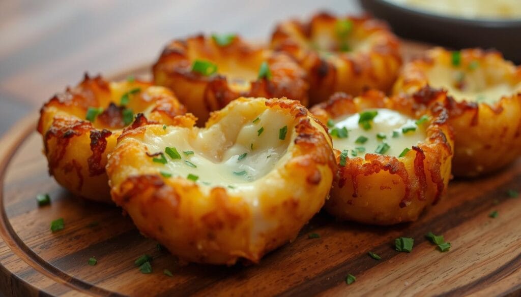 Crispy Mashed Potato Cheese Bites